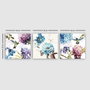 Wallity DRPRC9012 Conjunto de 3 Pinturas Decorativas en Lienzo Multicolor
